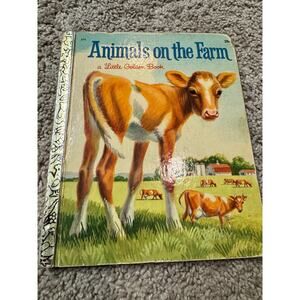 Animals on the Farm - Little Golden Book #573 Vintage